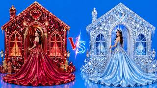 Luxury Ruby vs Diamond Tiny House! Which One Wins? 💎🏡