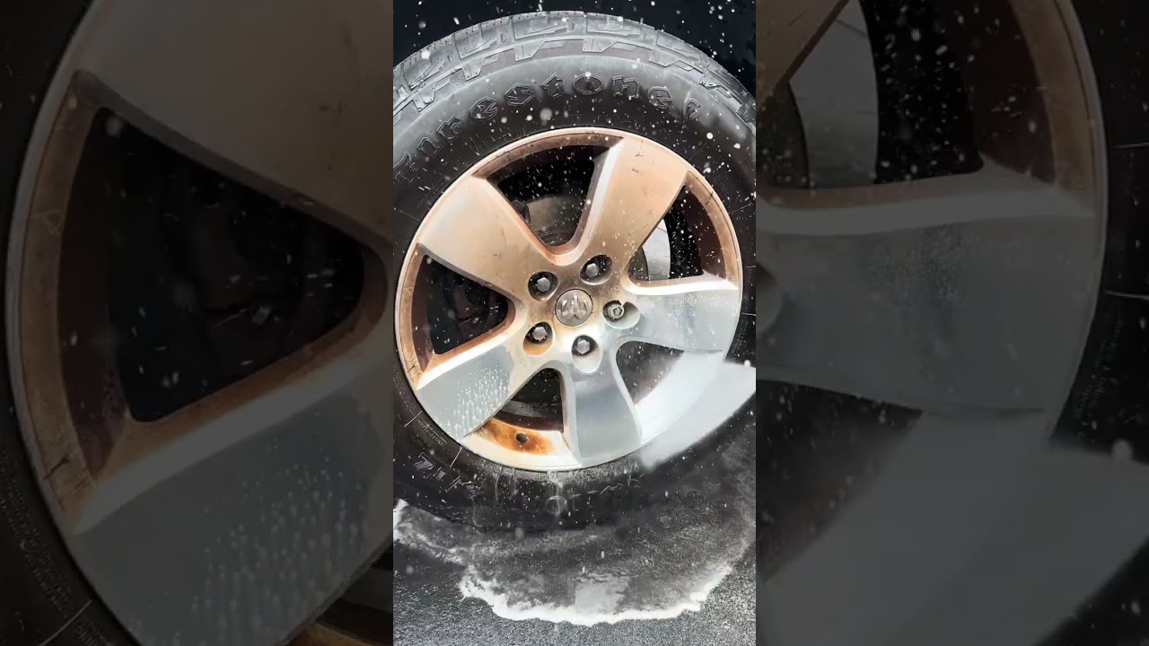 How To Clean Your Nasty Wheels #carshorts #detailing