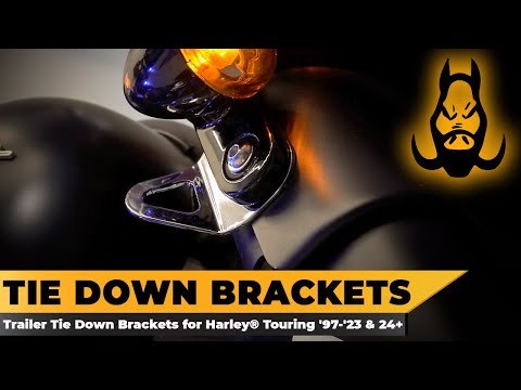 HOGWORKZ® Trailer Tie Down Brackets for Harley® Touring '97-'23 & 24+