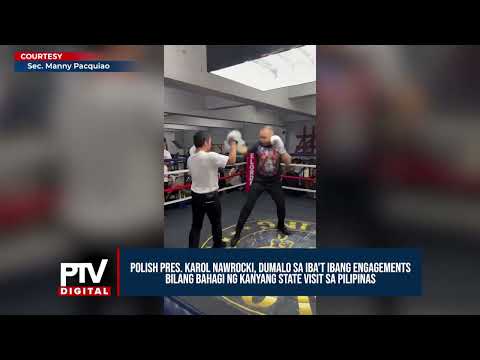 Polish Pres. Karol Nawrocki, dumalo sa iba't ibang engagements bilang bahagi ng kanyang state...