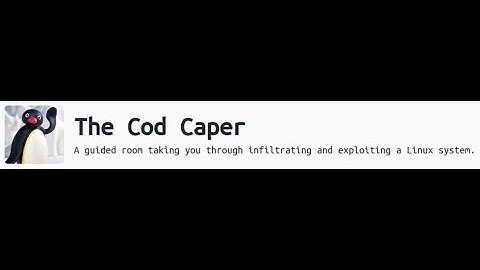 Tryhackme, The Cod Caper room