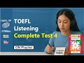 Full TOEFL Listening ITP Practice Test LONGMAN COMPLETE TEST FOUR | question 1 to 50 with answers