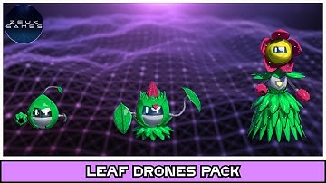 Leaf Drones Pack - Modular Robot Drones for Unity!