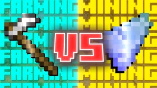 Mining VS Farming The Ultimate Comparison (Hypixel Skyblock)