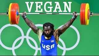 What does an Olympic Weightlifter eat in a day? Kendrick Farris is a vegan Olympic weightlifter and has lifted a total of 830 lbs on a 