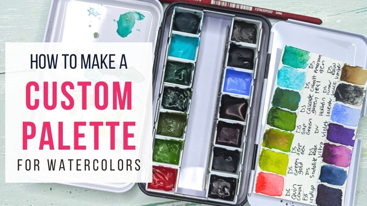 How to make watercolor pans - Watercolor Affair