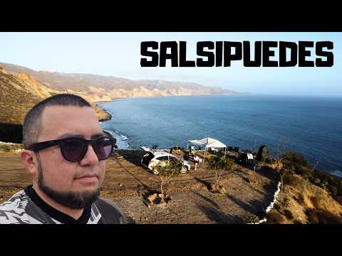 ACAMPANDO en un RISCO en las ORILLAS del mar de ENSENADA