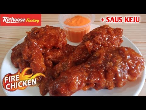 Resep Ayam Richeese Fire Chicken Dan Saus Keju Ala Rumahan Mirip Banget Aslinya