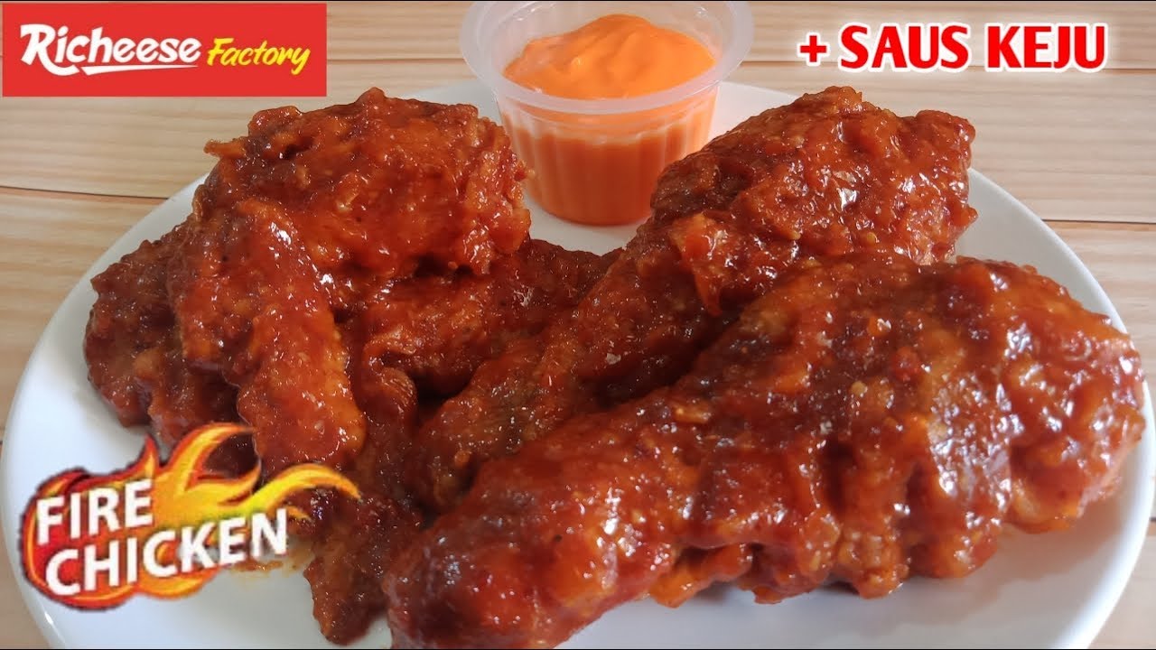 Resep Ayam Richeese Fire Chicken Dan Saus Keju Ala Rumahan 