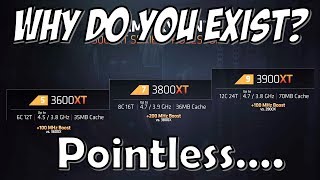 Don't Buy The 3600XT, 3800XT, \& 3900XT: AMD THEY ARE POINTLESS