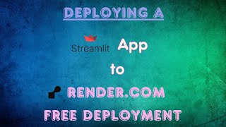 "🎉 Bonus Content Alert! 🚀 Deploying a Streamlit Application to Render