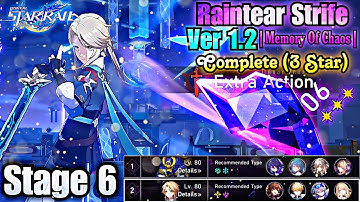 Memory of Chaos Stage 6 Complete F2P (3 Star Full Run) | Honkai: Star Rail [Ver 1.2]