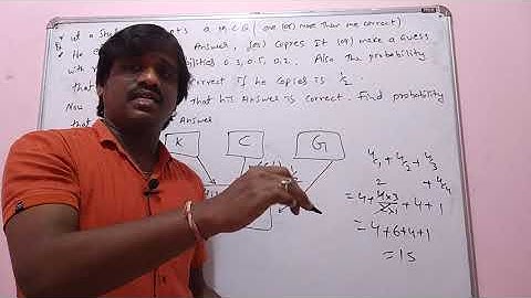 BAYES THEOREM JEE MATHEMATICS BY G GOPAL REDDY