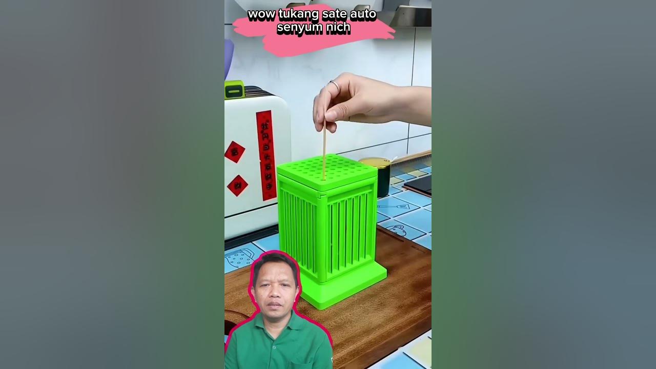 langsung fuull senyum nich pedagang sate