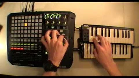 Akai APC40 winterdub controllerism