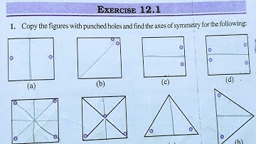 Class 7th maths l Exercise 12.1 l Chapter 12 l symmetry l NCERT l Solution l cbse board