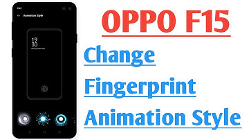 OPPO F15 Change Fingerprint Animation Style After Color OS 7 Update