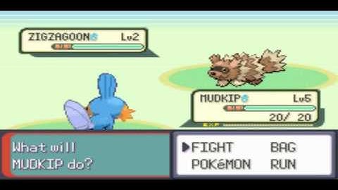 Pokemon Emerald Walkthrough - Part 1 (Mudkip, I Choose You!)