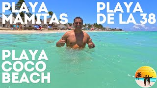 visitamos 3 playas, Mamitas , de la 38 y Coco Beach, hay poco sargazo y el mar hermoso 29 mayo