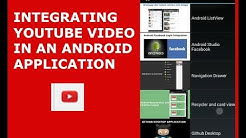INTEGRATING YOUTUBE VIDEOS IN AN ANDROID APPLICATION - Durasi: 20.57. 