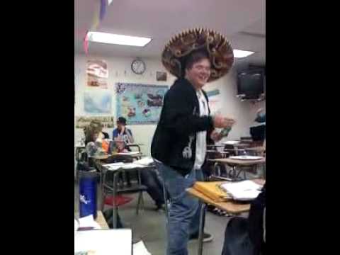 Big John Dances In Spanish Class