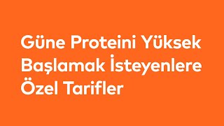 Güne proteini yüksek başlamak isteyenlere özel tarifler Kısık Ateş’te