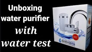 Unboxing Water Faucet Purifier