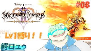 【キングダムハーツ2FM】Lv1でも闇etc…と戦えます！ #08 【鰐口(わにぐち)ユウ Vtuber】