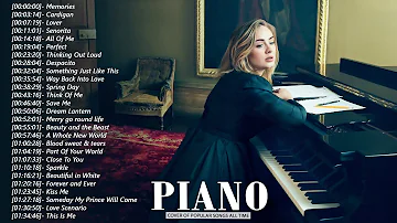 Top 30 Piano Covers of Popular Songs 2022 - Best Instrumental Music For Work, Study, Sleep