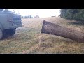 STAR 266 - Wyciąganie ogromnego świerka z głębokiego wąwozum, Polish military truck -OFF-ROAD