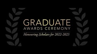 2022-23 Graduate Awards Ceremony