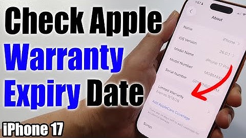 Hoe u de vervaldatum van de Apple-garantie op de iPhone 17/17 Pro Max kunt controleren