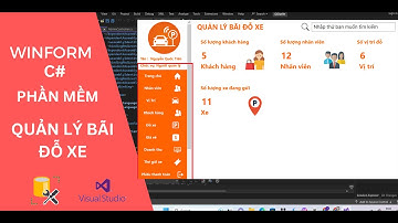 Source code Phần mềm quản lý bãi đỗ xe sử dụng Winform c# kết nối database
