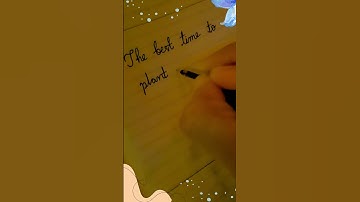 Cursive writing ASMR #shorts