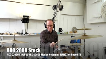 AKG C2000 Stock vs AKG C2000 Mod vs Neumann TLM103 vs Røde NT1