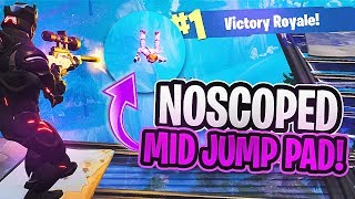 I NOSCOPED HIM MID JUMP PAD! *ON THE ROAD TO TOP FORTNITE PLAYER*