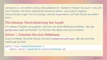 Doppelten Enum-Code in Java eliminieren
