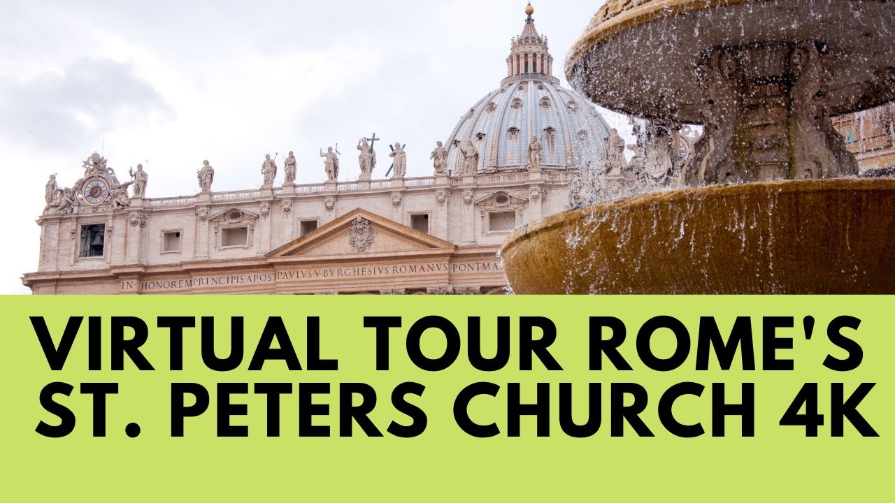 Virtual Tour of Rome's St. Peters Church with local expert tour guide ...
