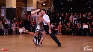 Mimo Arcolin & Laura Zmajkovicova Blackpool Latin Rumba Compeors Commission
