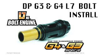 TechT L7 H.E. (High Efficiency) Bolt for the Dangerous Power G4 and Spec-R