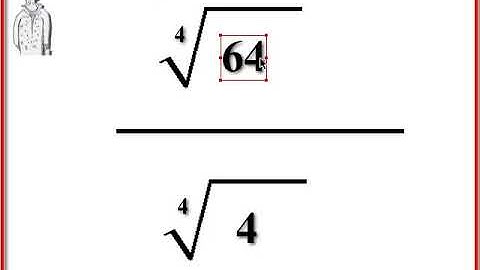 radical quiz 4th root of 64 div by 4th rt of 4