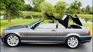 8K-MILE 2001 BMW 330 - CONVERTIBLE TOP