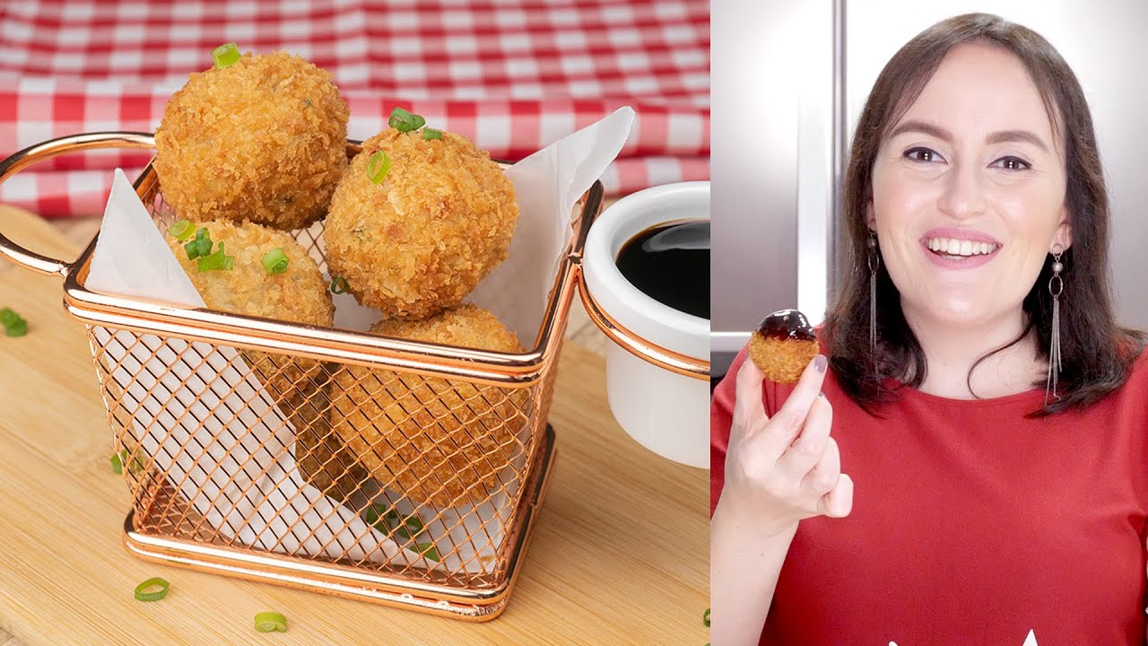 BOLINHO DE ATUM COM BATATA - SALGADO SUPER CROCANTE | Cook'n Enjoy 