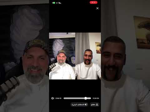 لقاء الأخ أبو شاهين مع مصطفى العاصفه في برنامج ما وراء العاصفة