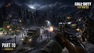 CALL OF DUTY WWII Walkthrough Gameplay Part 10 Sniping mission- Campaign Mission