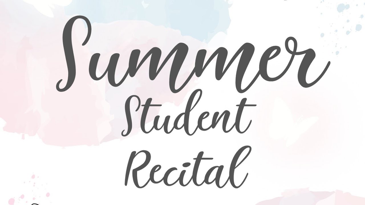 Jane Hong's Summer 2025 Student Recital