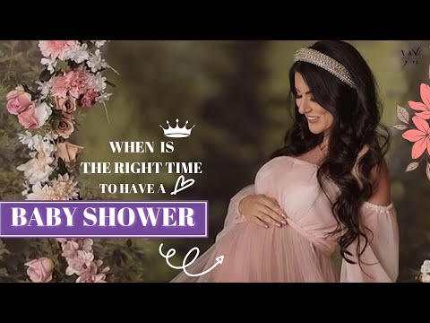 When is the Right Time to Have your Baby Shower 🤰🌸 | Baby Shower - Decoration Tips & Ideas