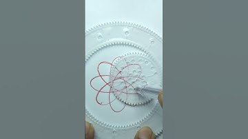 Magic Ruler - Satisfaction video #asmr #spirograph #drawing #spiroart #spirography #spirographart