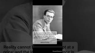 Aldous Huxley #quote #book #bravenewworld