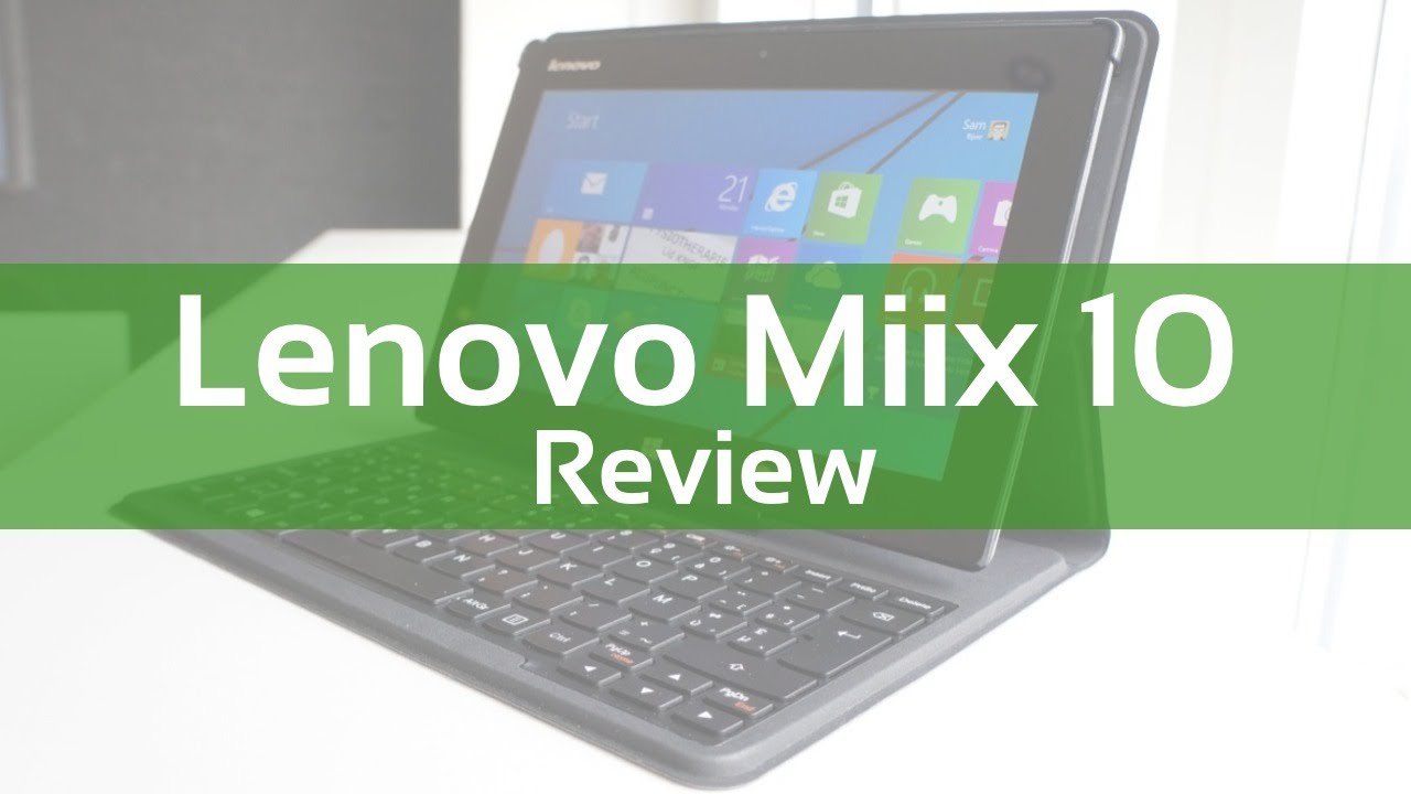 Review: Lenovo Miix 10 met keyboard cover